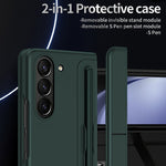 For Samsung Galaxy Z Fold6 5G Case Kickstand Hard PC Slim Phone Cover with Stylus