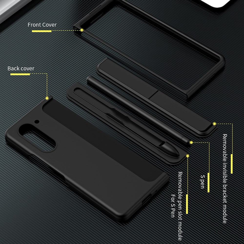 For Samsung Galaxy Z Fold6 5G Case Kickstand Hard PC Slim Phone Cover with Stylus