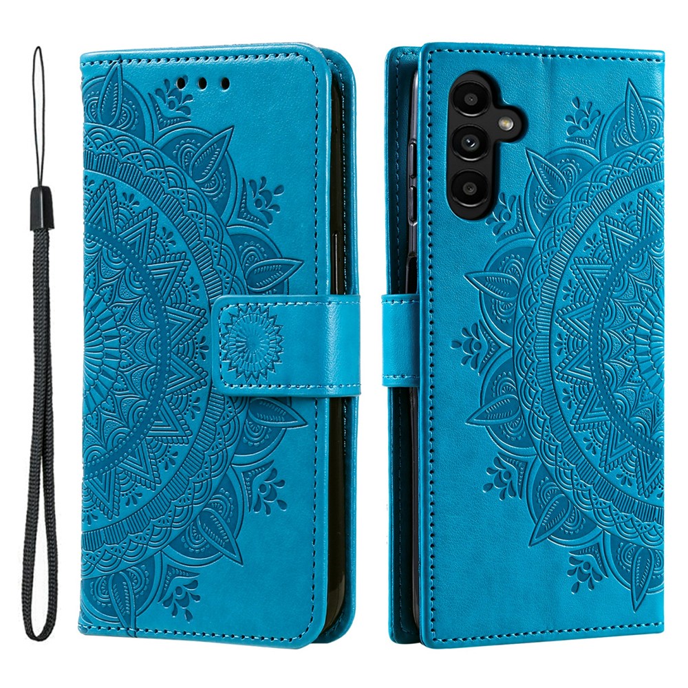 For Samsung Galaxy M55 5G / C55 5G / F55 5G   Phone Cases Full Protection Leather Wallet Phone Cover with Strap