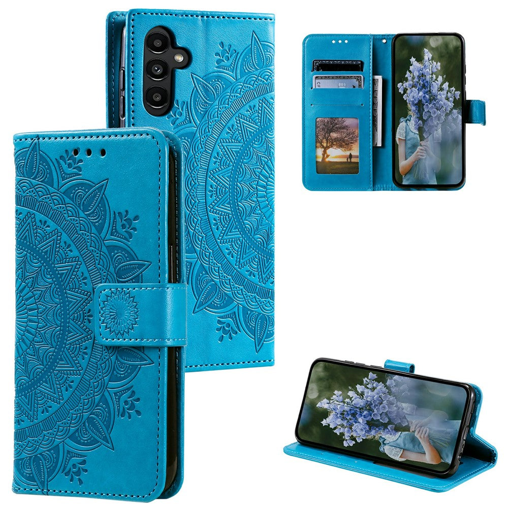 For Samsung Galaxy M55 5G / C55 5G / F55 5G   Phone Cases Full Protection Leather Wallet Phone Cover with Strap