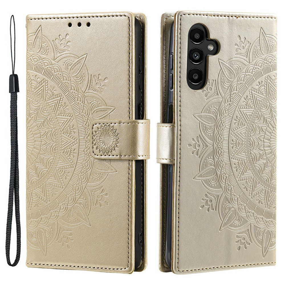 For Samsung Galaxy M55 5G / C55 5G / F55 5G   Phone Cases Full Protection Leather Wallet Phone Cover with Strap