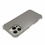 Til iPhone 16 Pro Max cover faldsikring, skridsikker, gennemsigtig TPU telefoncover