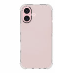 Til iPhone 16   Telefoncover Gennemsigtigt Fleksibelt TPU Anti-Ridse Mobiltelefoncover