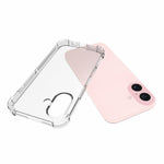 Til iPhone 16   Telefoncover Gennemsigtigt Fleksibelt TPU Anti-Ridse Mobiltelefoncover