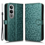 OnePlus Nord CE4 5G / Oppo K12 Läderfodral Prickmönster Korthållare Stativ mobilskydd