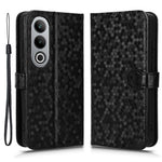OnePlus Nord CE4 5G / Oppo K12 Läderfodral Prickmönster Korthållare Stativ mobilskydd