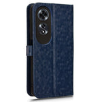 For Oppo A60 4G Cell Phone Case PU Leather Imprinted Shockproof Stand Cover