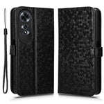 For Oppo A60 4G Cell Phone Case PU Leather Imprinted Shockproof Stand Cover