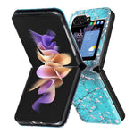 For Samsung Galaxy Z Flip7 FE 5G / Z Flip6 5G / Z Flip5 5G Case Pattern Print PU Leather Phone Shell