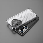 For Huawei Pura 70 Pro+ / 70 Pro Phone Case Honeycomb Design PC+TPU Bump Proof Shell