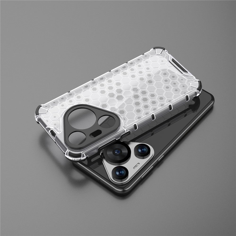 For Huawei Pura 70 Pro+ / 70 Pro Phone Case Honeycomb Design PC+TPU Bump Proof Shell
