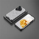 For Huawei Pura 70 Pro+ / 70 Pro Phone Case Honeycomb Design PC+TPU Bump Proof Shell
