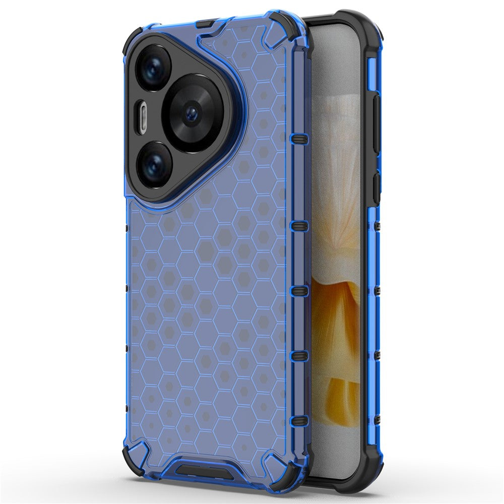 For Huawei Pura 70 Pro+ / 70 Pro Phone Case Honeycomb Design PC+TPU Bump Proof Shell