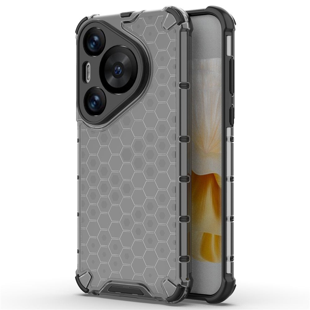For Huawei Pura 70 Pro+ / 70 Pro Phone Case Honeycomb Design PC+TPU Bump Proof Shell