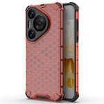 For Huawei Pura 70 Pro+ / 70 Pro Phone Case Honeycomb Design PC+TPU Bump Proof Shell
