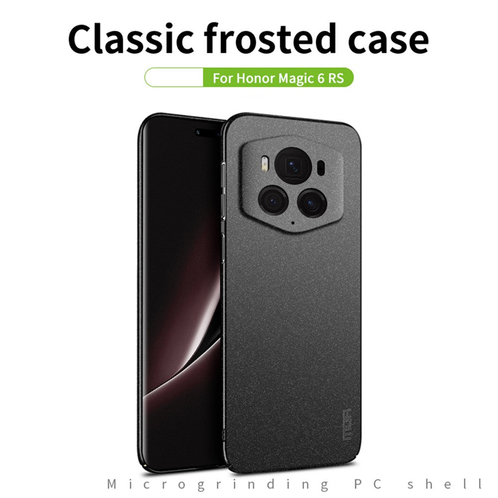 MOFI Shield Matte Series for Honor Magic6 RSR Porsche Design 5G Case Anti-Scratch Matte PC Phone Cover