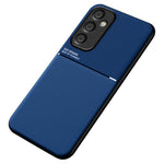 Til Samsung Galaxy A35 5G Telefoncover Ridsefast Bagsideetui med Magnetisk Holder og Metalplade