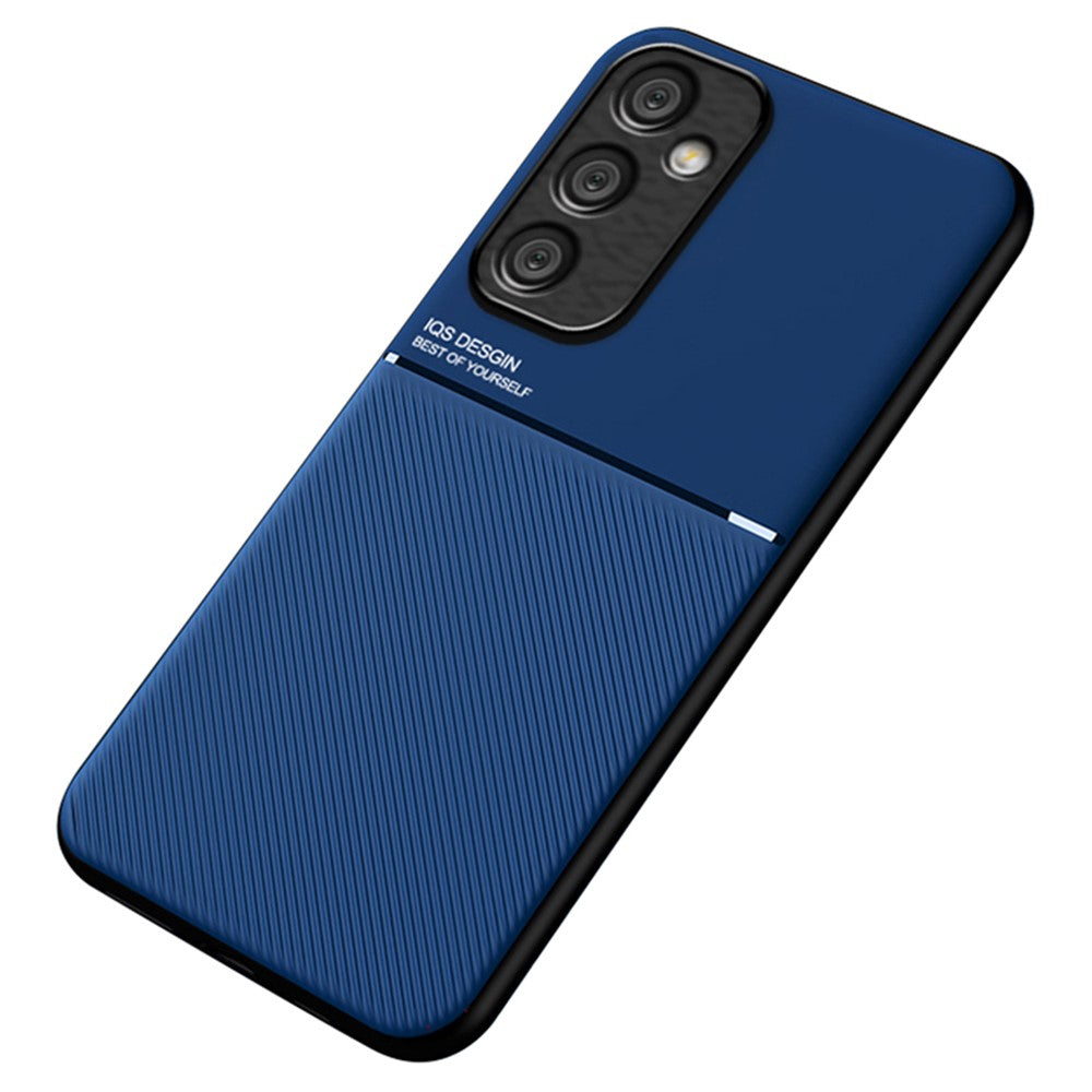 Til Samsung Galaxy A35 5G Telefoncover Ridsefast Bagsideetui med Magnetisk Holder og Metalplade