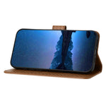 YX0070 For Xiaomi Redmi Note 13 4G PU Leather Phone Case Carbon Fiber Texture Stand Phone Cover