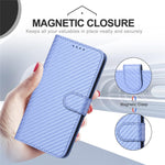 YX0070 For Xiaomi Redmi Note 13 5G Case TPU+PU Leather Phone Protective Shell Carbon Fiber Texture