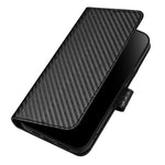 YX0070 För Samsung Galaxy A24 4G (162,1 x 77,6 x 8,3 mm) mobilskal Kolfiberstruktur Läder Plånboksfodral