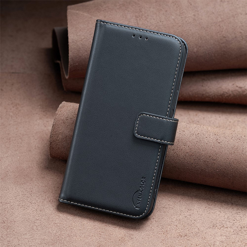 BINFEN COLOR BF17 For Oppo A60 4G Case Leather Wallet Cover Mobile Accessories