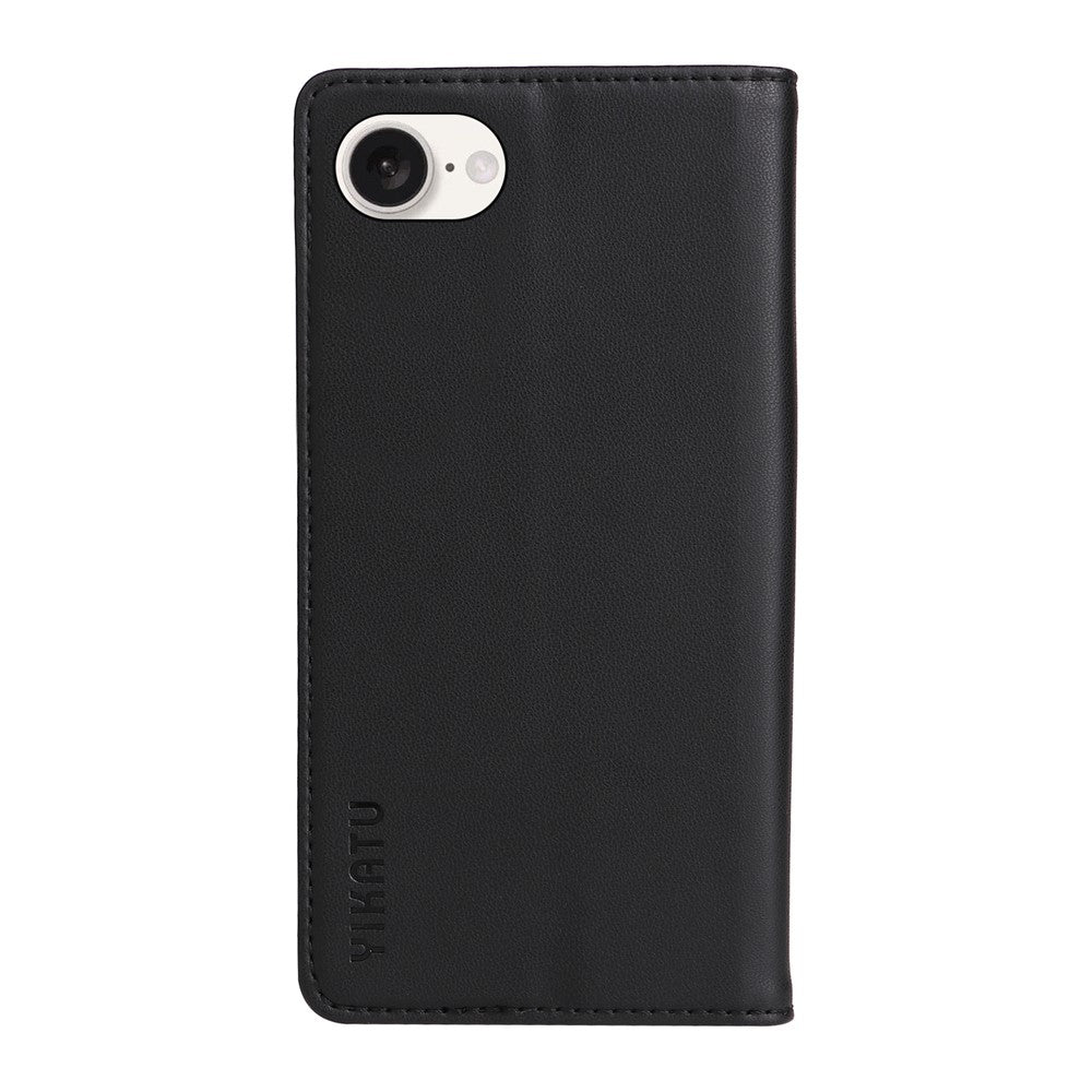 YIKATU YK-001 For iPhone 17e / 16e Case Stand Wallet PU Leather Phone Cover