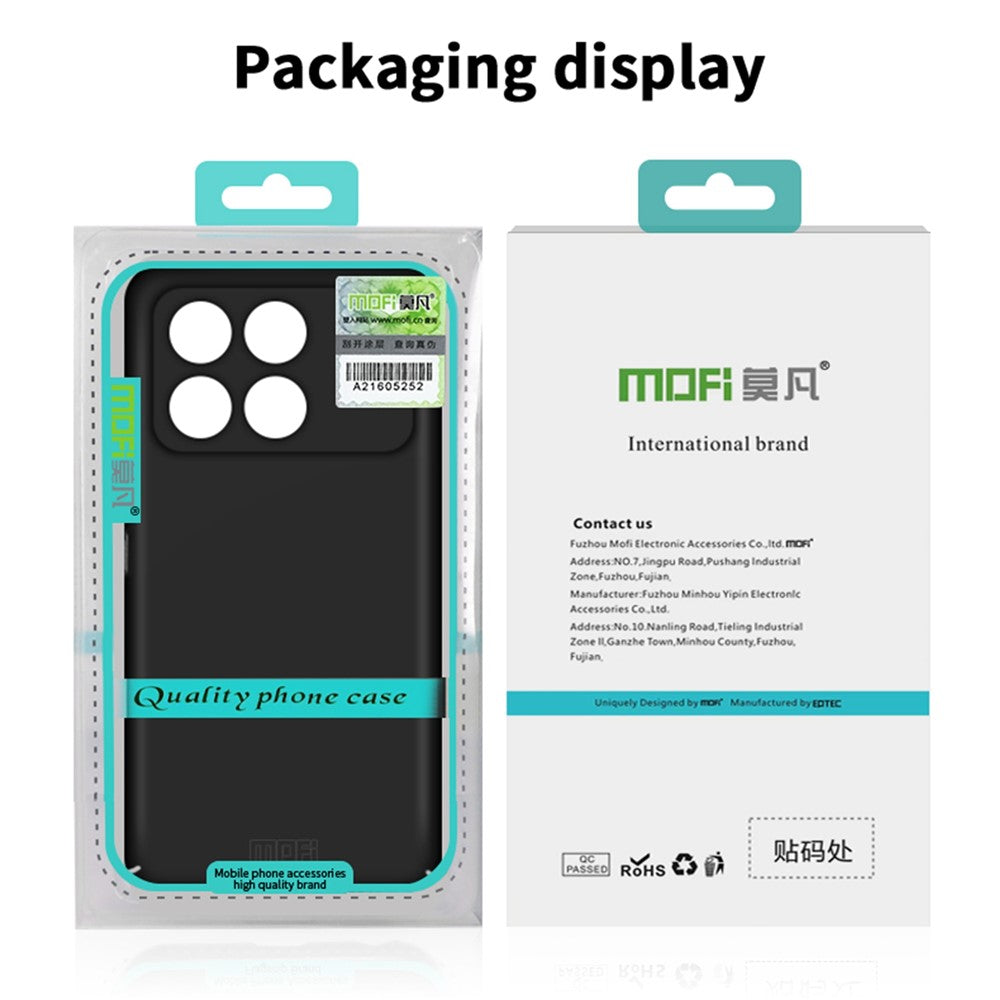 MOFI JK PC Series-1 Shield For Xiaomi Poco F6 Pro 5G / Redmi K70 5G / K70 Pro 5G Case Mobile Phone Slim PC Cover