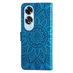 For Oppo A60 4G Case Sunflower Leather Flip Cover Card Holder Stand Cell Accessories