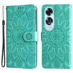For Oppo A60 4G Case Sunflower Leather Flip Cover Card Holder Stand Cell Accessories