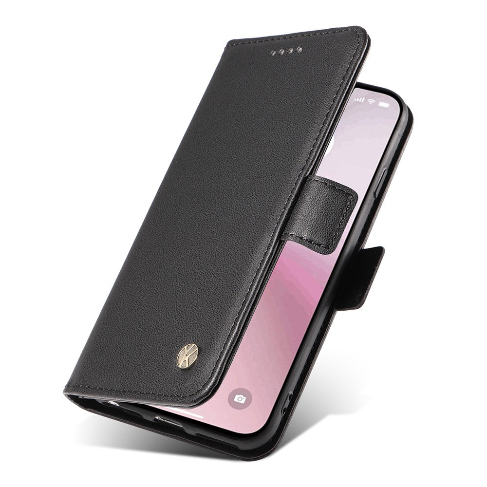 YIKATU YK-003 For iPhone 17e / 16e Case Leather Wallet Phone Cover Mobile Accessories