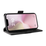 YIKATU YK-005 For iPhone 17e / 16e Case Skin-Touch Leather Stand Card Slots Phone Cover