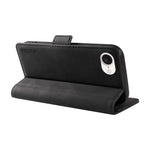 YIKATU YK-005 For iPhone 17e / 16e Case Skin-Touch Leather Stand Card Slots Phone Cover