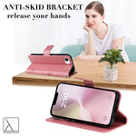 For iPhone 17th / 16th Phone Case with Stand Cat Tree Pattern Leather Wallet Mobile Cover