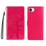 For iPhone 17th / 16th Phone Case with Stand Cat Tree Pattern Leather Wallet Mobile Cover