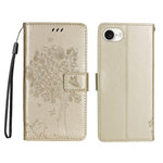 For iPhone 17th / 16th Phone Case with Stand Cat Tree Pattern Leather Wallet Mobile Cover