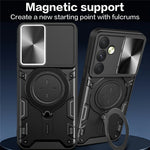 For Samsung Galaxy A35 5G Case Kickstand Armor TPU+PC Camera Protection Phone Cover