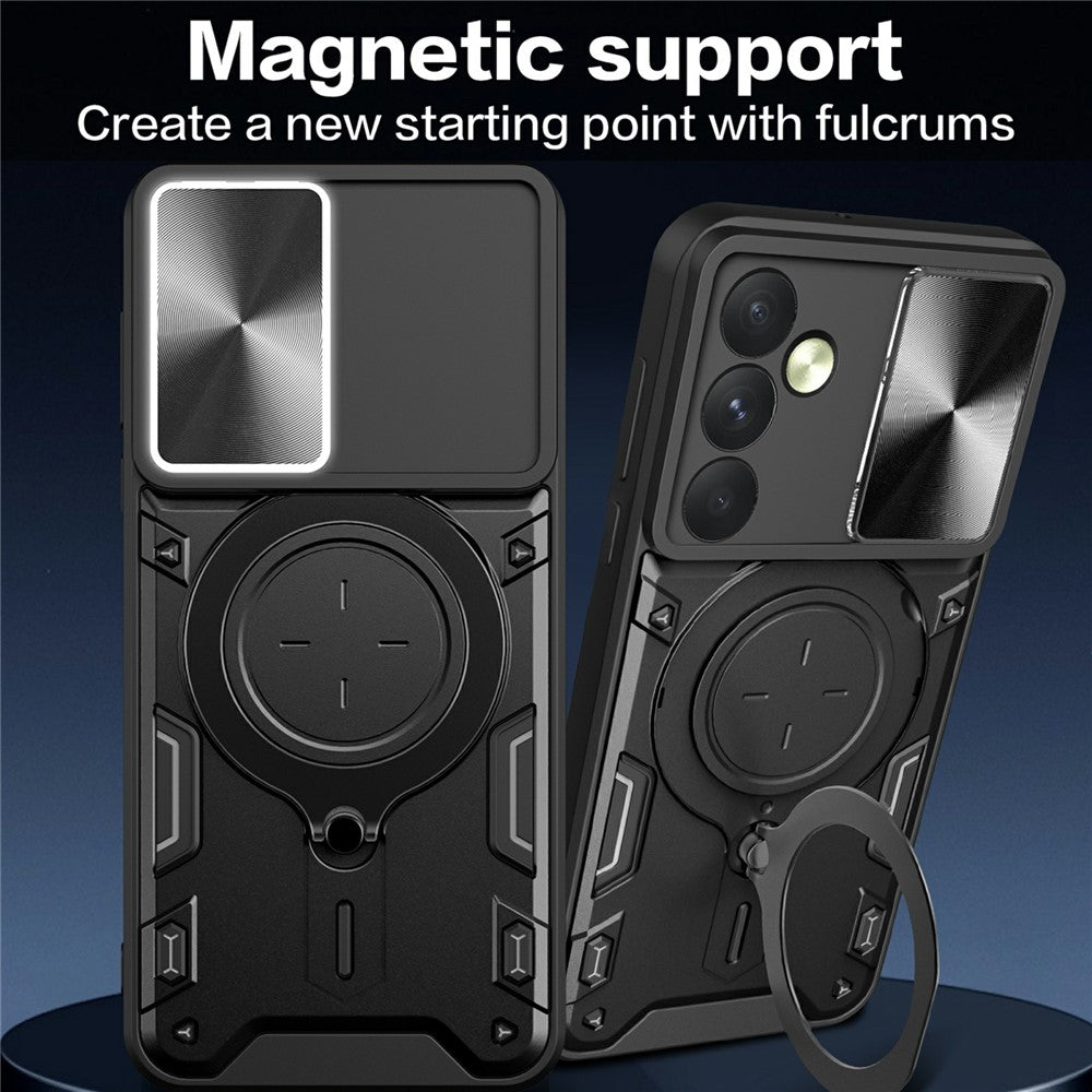 For Samsung Galaxy A35 5G Case Kickstand Armor TPU+PC Camera Protection Phone Cover