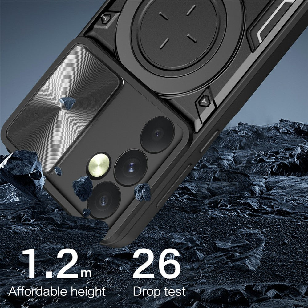 For Samsung Galaxy A35 5G Case Kickstand Armor TPU+PC Camera Protection Phone Cover