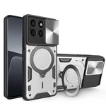 For Honor X8b 4G Cover TPU+PC Ring Kickstand Telefoncover Understøtter Magnetisk Bilholder