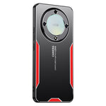 For Honor X9a 5G Case Aluminum Alloy+PC+TPU Military Drop Protection Phone Cover