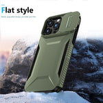 Til iPhone 15 Pro Cover TPU+PC Anti-skrid Telefoncover Skydelinse Faldsbeskyttelse