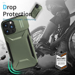 Til iPhone 15 Pro Cover TPU+PC Anti-skrid Telefoncover Skydelinse Faldsbeskyttelse
