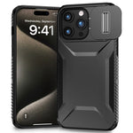 Til iPhone 15 Pro Cover TPU+PC Anti-skrid Telefoncover Skydelinse Faldsbeskyttelse