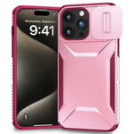 Til iPhone 15 Pro Cover TPU+PC Anti-skrid Telefoncover Skydelinse Faldsbeskyttelse