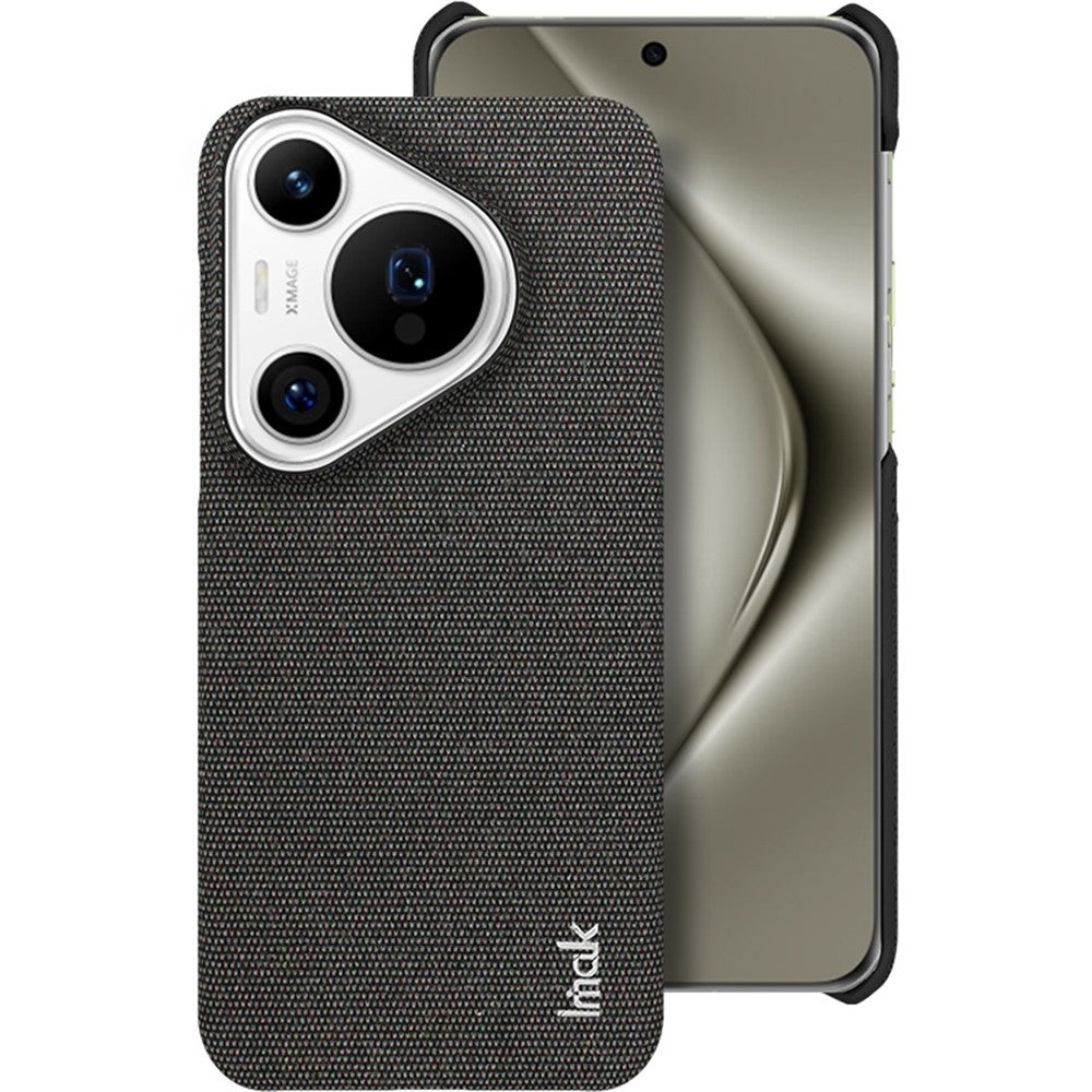 IMAK Ruiyi Series for Huawei Pura 70 Pro / Pura 70 Pro+ Case Fabric Texture Leather+PC Phone Back Cover