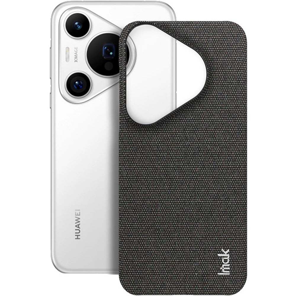 IMAK Ruiyi Series for Huawei Pura 70 Pro / Pura 70 Pro+ Case Fabric Texture Leather+PC Phone Back Cover