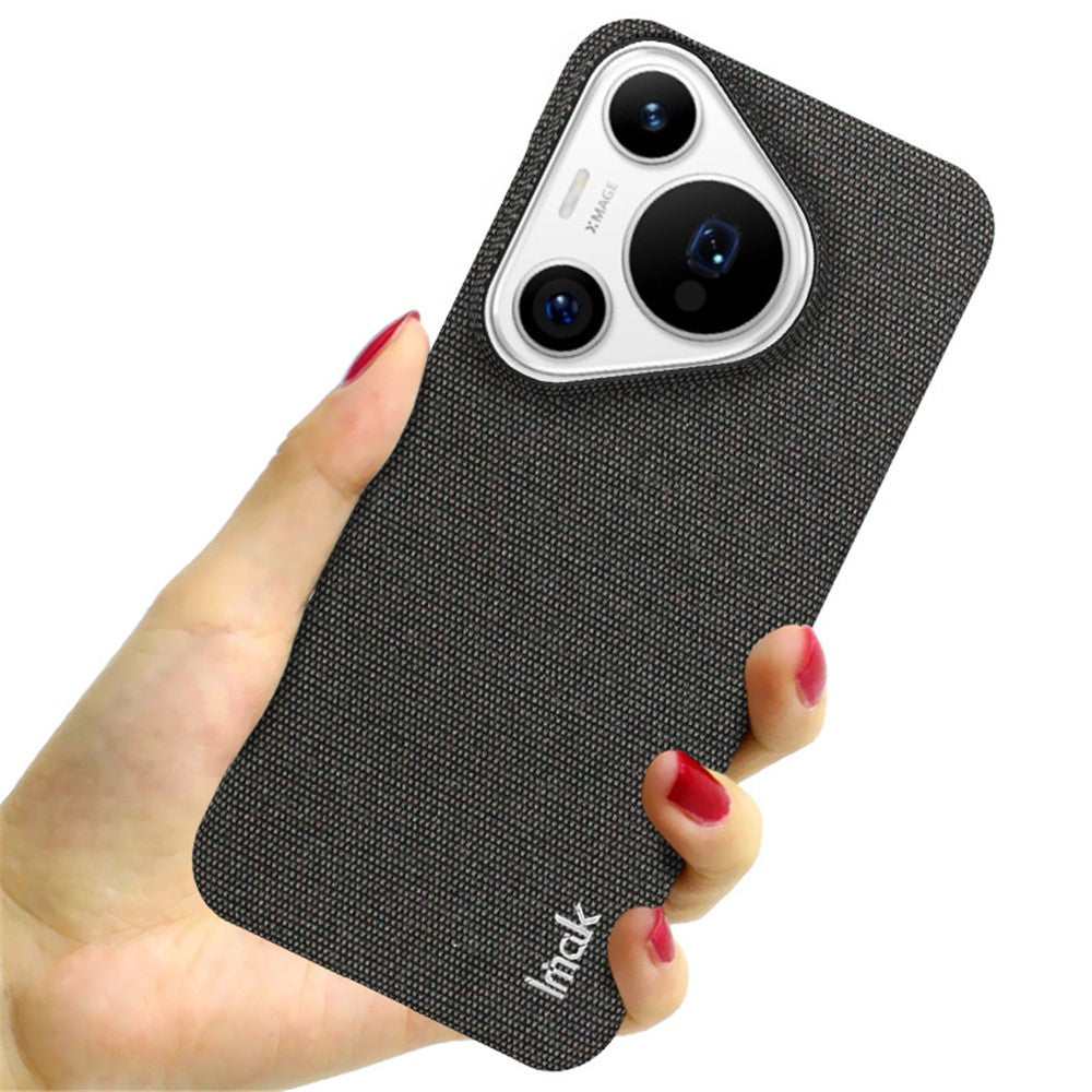 IMAK Ruiyi Series for Huawei Pura 70 Pro / Pura 70 Pro+ Case Fabric Texture Leather+PC Phone Back Cover