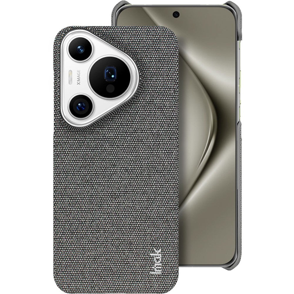 IMAK Ruiyi Series for Huawei Pura 70 Pro / Pura 70 Pro+ Case Fabric Texture Leather+PC Phone Back Cover