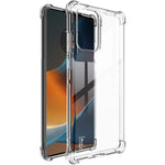 IMAK För Motorola G96 5G / Edge 50 Fusion 5G Genomskinligt Skal Fallsäker Airbag TPU Mobilmobil Baksida